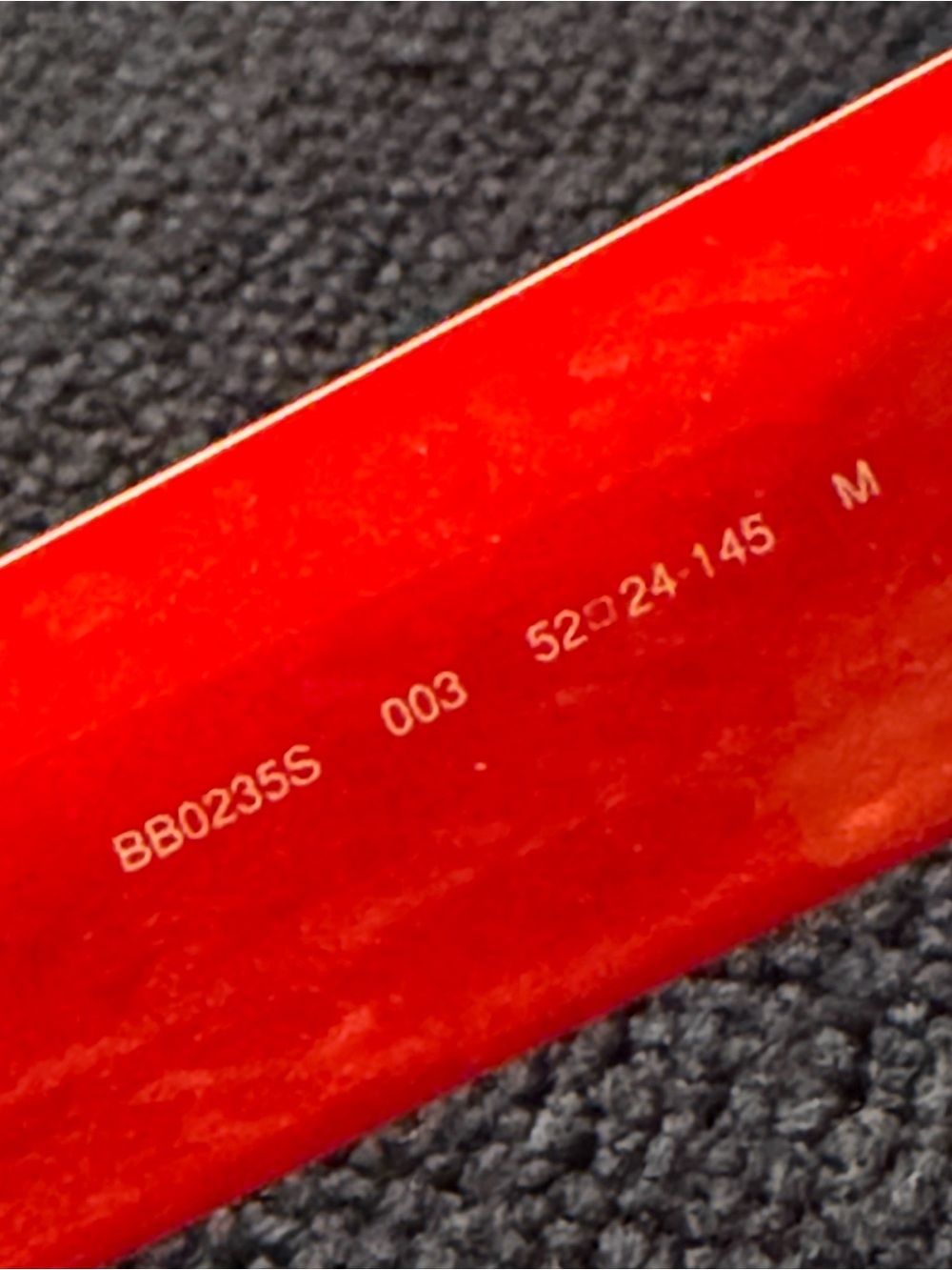 Balenciaga Dark Red Oval Sunglasses - Picture 6 of 6